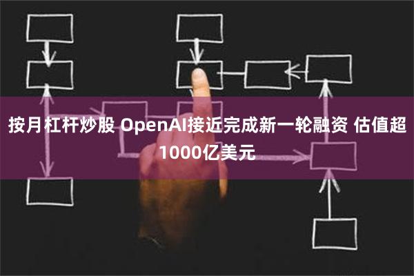 按月杠杆炒股 OpenAI接近完成新一轮融资 估值超1000亿美元