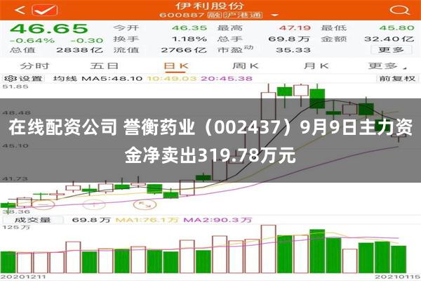 在线配资公司 誉衡药业（002437）9月9日主力资金净卖出319.78万元