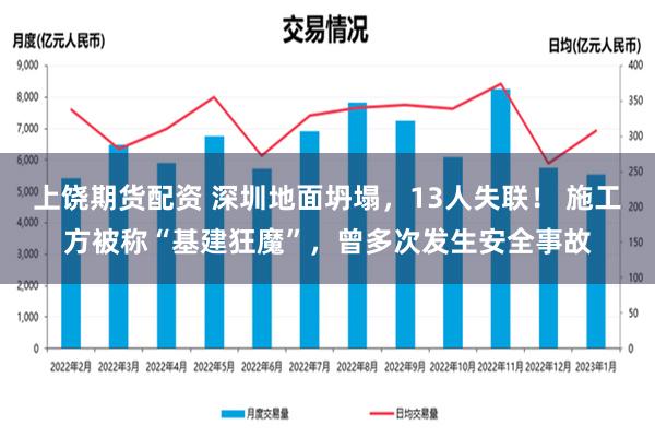 上饶期货配资 深圳地面坍塌，13人失联！ 施工方被称“基建狂魔”，曾多次发生安全事故