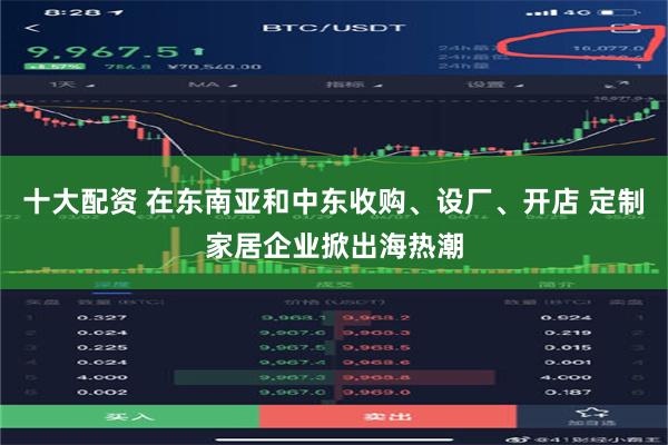 十大配资 在东南亚和中东收购、设厂、开店 定制家居企业掀出海热潮